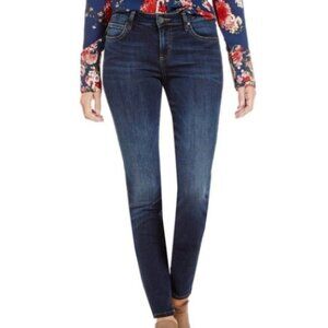 4 KFTK Dianna Skinny Dark Wash Blue Jeans